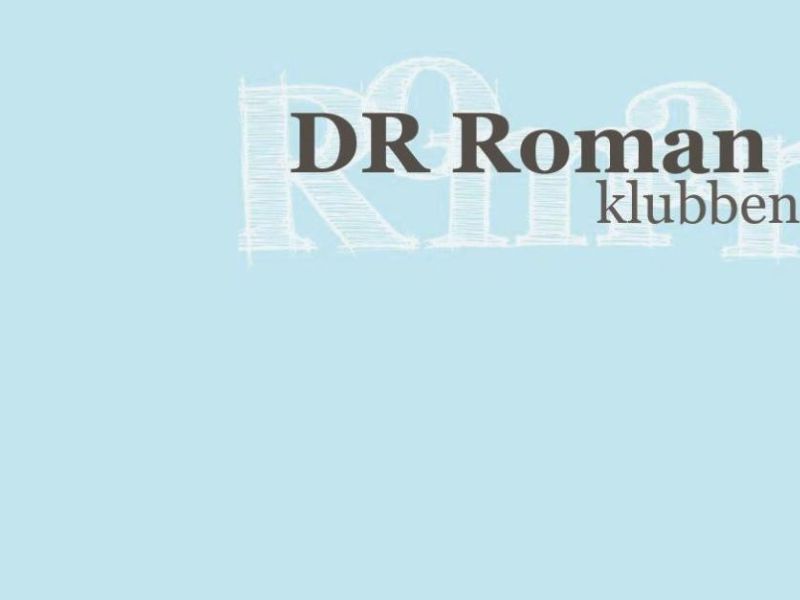 Tekst hvor der står DR Romanklubben