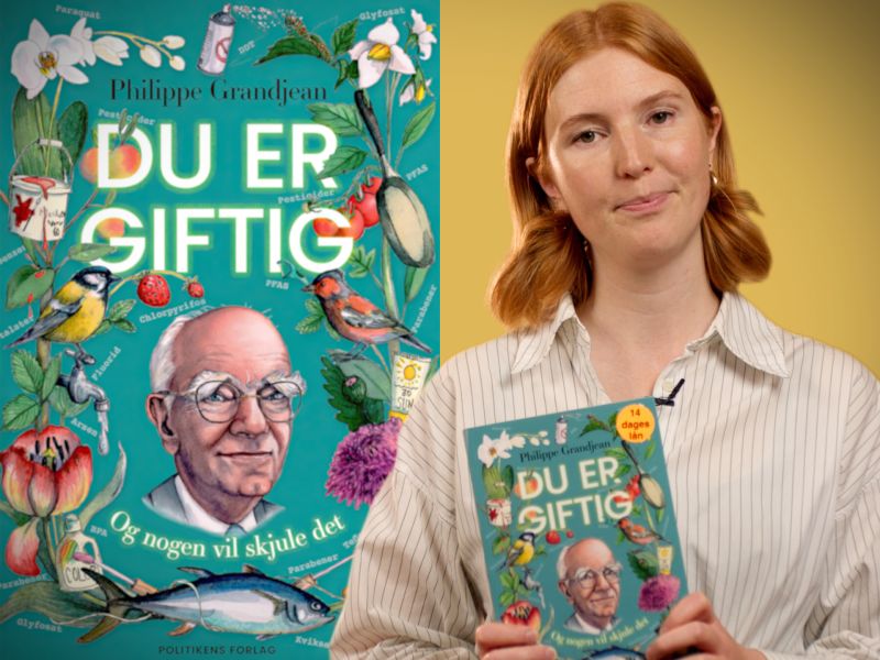 Bibliotekets litteraturformidler Mette anbefaler holder bogen "Du er giftig - Og nogen vil skjule det"