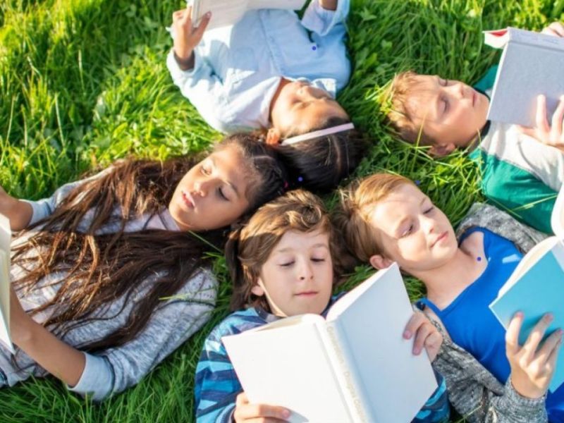 Børn der læser